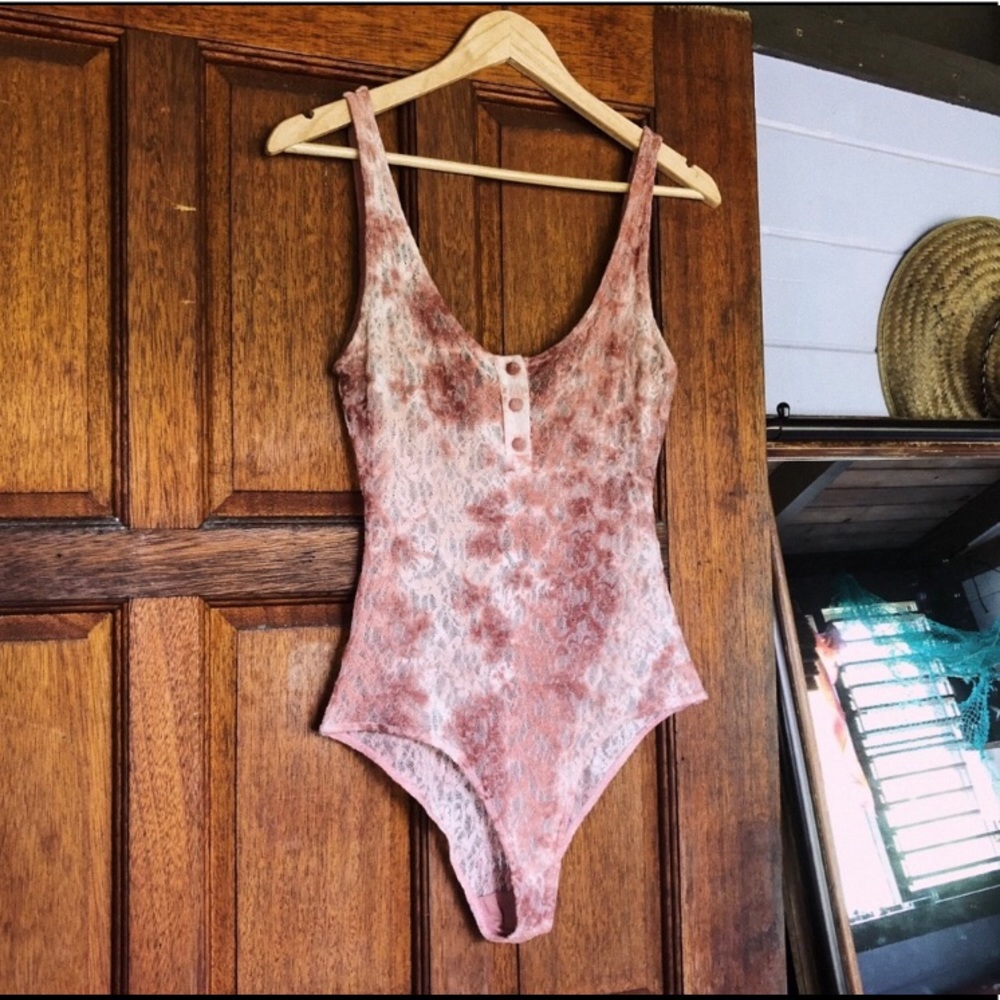Night Cap Lace Bodysuit ~ RESERVED